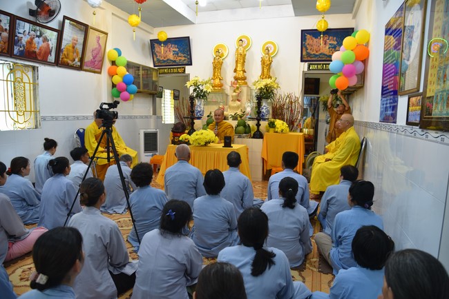 The 6th One-Day Retreat, and Celebrating the Longevity at Minh Chat Ashram in Can Tho