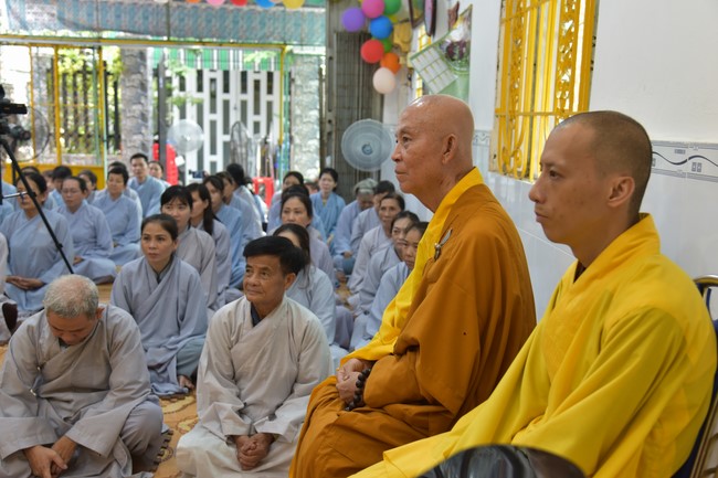 The 6th One-Day Retreat, and Celebrating the Longevity at Minh Chat Ashram in Can Tho
