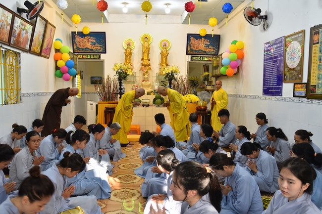 The 6th One-Day Retreat, and Celebrating the Longevity at Minh Chat Ashram in Can Tho