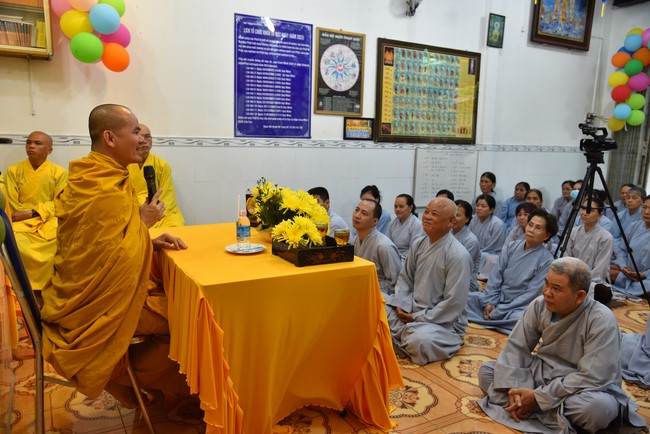 The 6th One-Day Retreat, and Celebrating the Longevity at Minh Chat Ashram in Can Tho