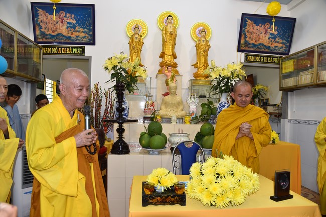 The 6th One-Day Retreat, and Celebrating the Longevity at Minh Chat Ashram in Can Tho