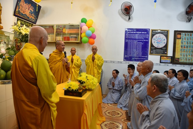 The 6th One-Day Retreat, and Celebrating the Longevity at Minh Chat Ashram in Can Tho