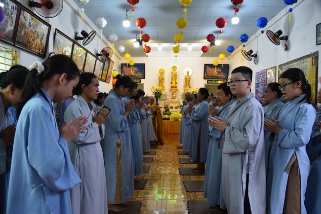 The 6th One-Day Retreat, and Celebrating the Longevity at Minh Chat Ashram in Can Tho