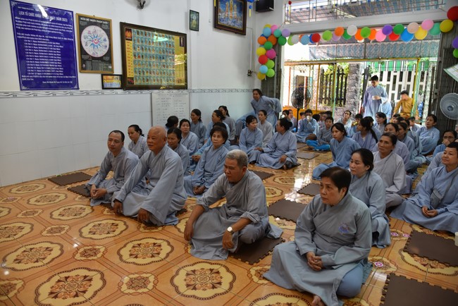 The 6th One-Day Retreat, and Celebrating the Longevity at Minh Chat Ashram in Can Tho