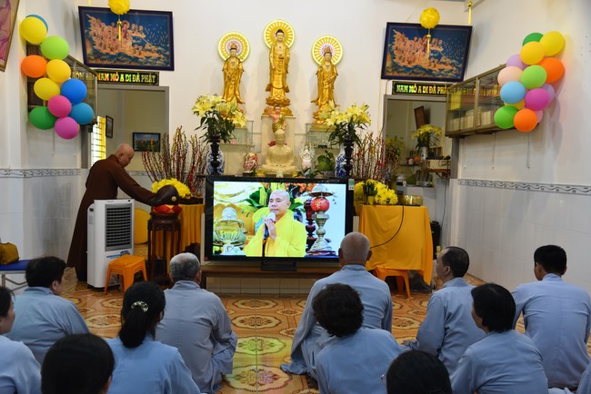 The 6th One-Day Retreat, and Celebrating the Longevity at Minh Chat Ashram in Can Tho