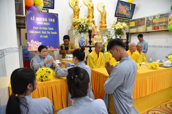 The 6th One-Day Retreat, and Celebrating the Longevity at Minh Chat Ashram in Can Tho