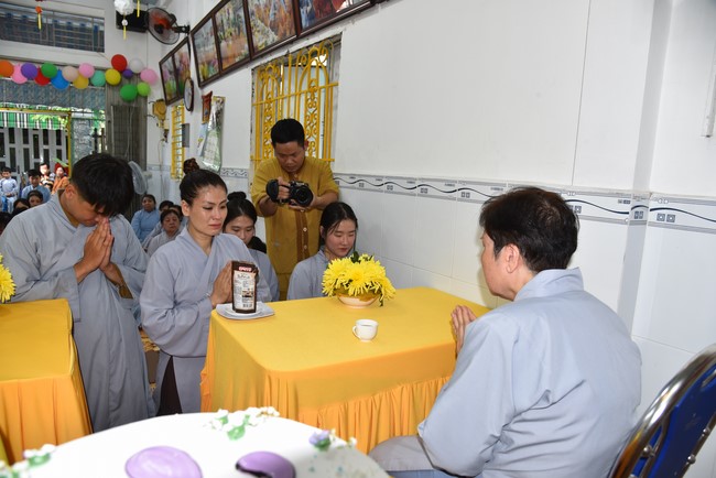 The 6th One-Day Retreat, and Celebrating the Longevity at Minh Chat Ashram in Can Tho