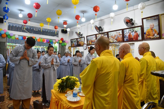 The 6th One-Day Retreat, and Celebrating the Longevity at Minh Chat Ashram in Can Tho