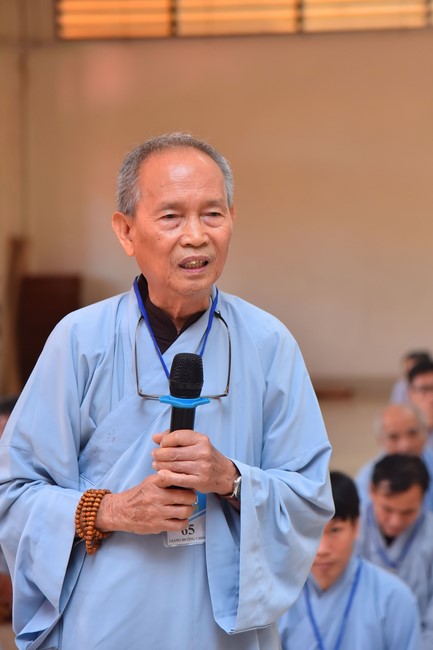 Dharma Talk “Stop and transform karma” – The 100th Seven-Day Retreat.