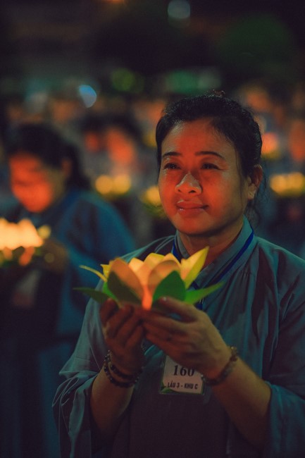 Three-Jewel gratitude Ceremony in the 100th seven-day Retreat