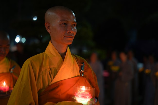 Three-Jewel gratitude Ceremony in the 100th seven-day Retreat