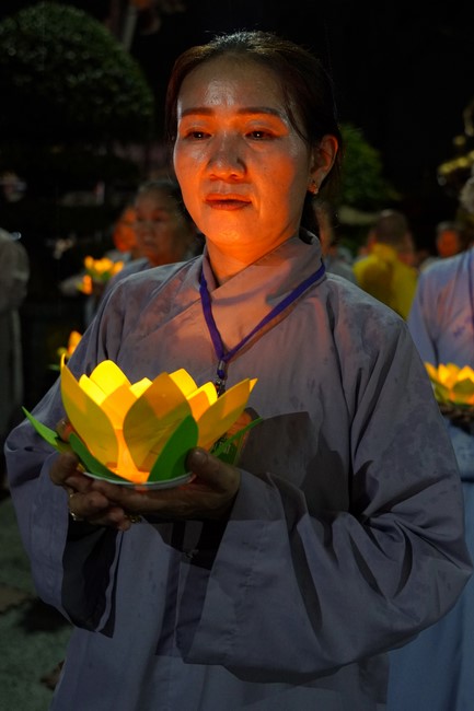 Three-Jewel gratitude Ceremony in the 100th seven-day Retreat