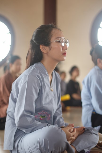 One- day Practice and Three-Jewel refuge Ceremony at Giai Lam Pagoda - Ha Tinh
