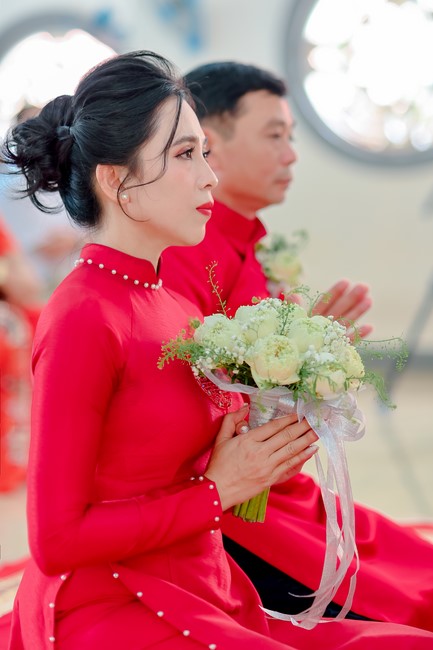 Wedding Ceremony at the pagoda