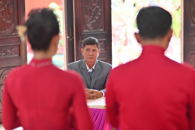 Wedding Ceremony at the pagoda