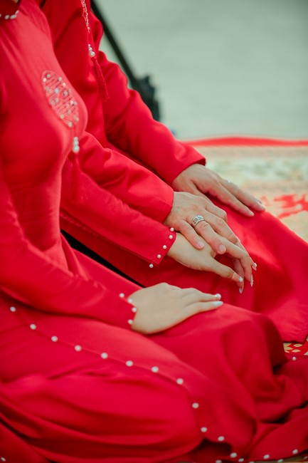 Wedding Ceremony at the pagoda