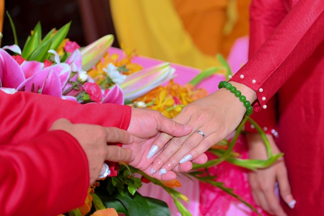 Wedding Ceremony at the pagoda
