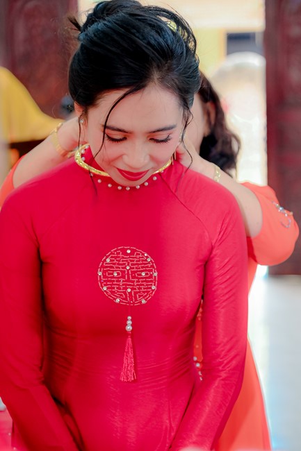 Wedding Ceremony at the pagoda