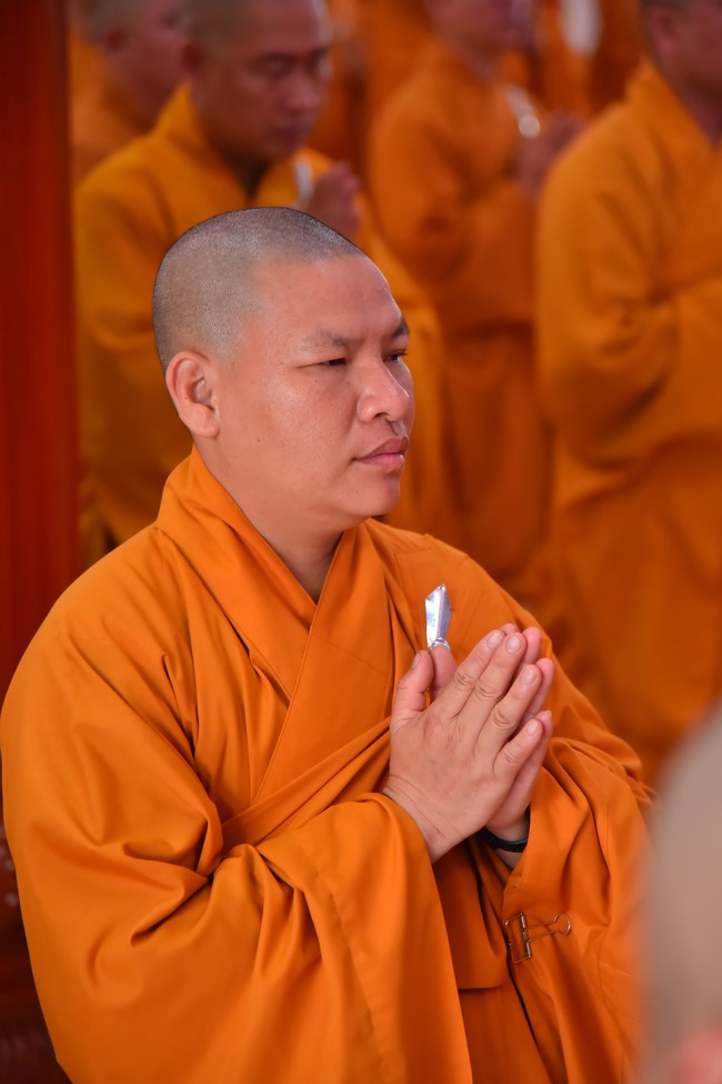 Holding Pravaranà Ceremony of the Director Board (DB) of Hoc Mon district's Vietnam Buddhist Sangha (VBS)