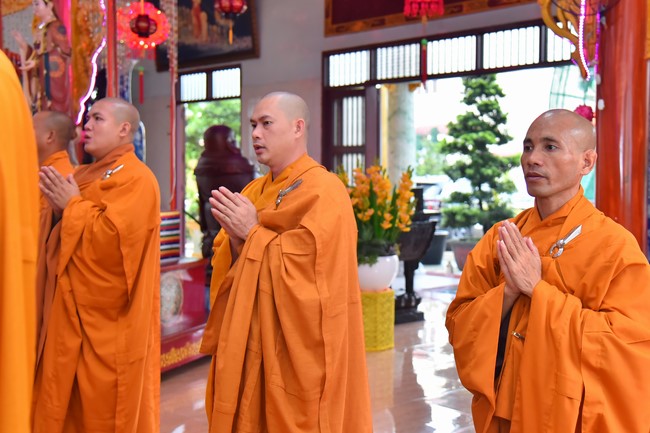 Holding Pravaranà Ceremony of the Director Board (DB) of Hoc Mon district's Vietnam Buddhist Sangha (VBS)