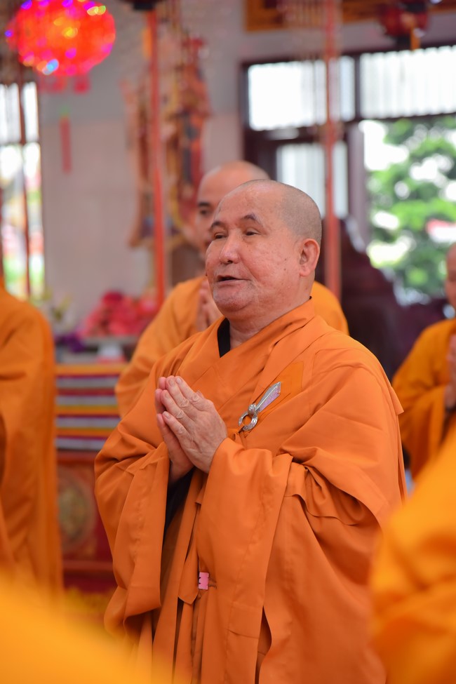 Holding Pravaranà Ceremony of the Director Board (DB) of Hoc Mon district's Vietnam Buddhist Sangha (VBS)