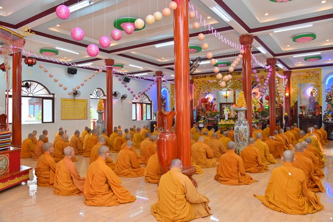Holding Pravaranà Ceremony of the Director Board (DB) of Hoc Mon district's Vietnam Buddhist Sangha (VBS)