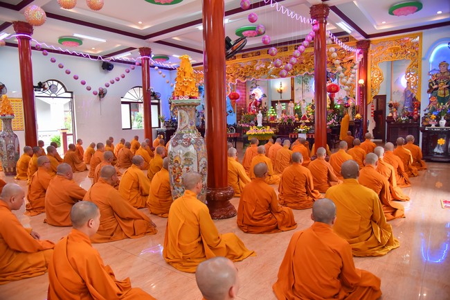 Holding Pravaranà Ceremony of the Director Board (DB) of Hoc Mon district's Vietnam Buddhist Sangha (VBS)