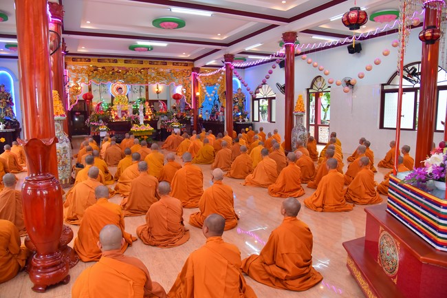 Holding Pravaranà Ceremony of the Director Board (DB) of Hoc Mon district's Vietnam Buddhist Sangha (VBS)