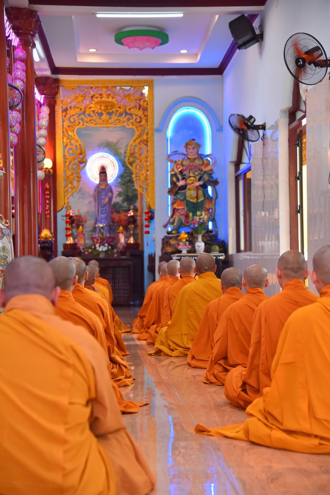Holding Pravaranà Ceremony of the Director Board (DB) of Hoc Mon district's Vietnam Buddhist Sangha (VBS)
