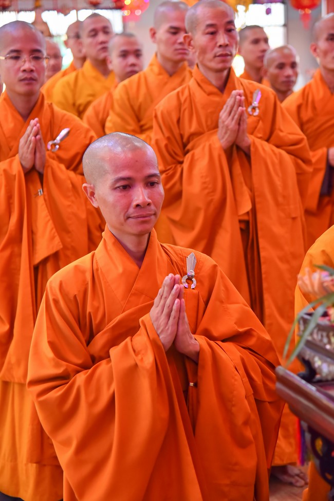 Holding Pravaranà Ceremony of the Director Board (DB) of Hoc Mon district's Vietnam Buddhist Sangha (VBS)
