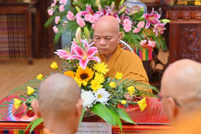 Holding Pravaranà Ceremony of the Director Board (DB) of Hoc Mon district's Vietnam Buddhist Sangha (VBS)