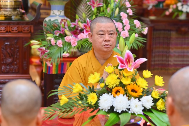 Holding Pravaranà Ceremony of the Director Board (DB) of Hoc Mon district's Vietnam Buddhist Sangha (VBS)