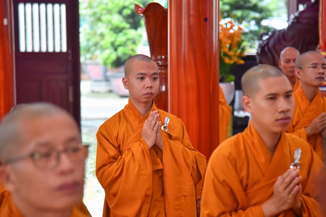Holding Pravaranà Ceremony of the Director Board (DB) of Hoc Mon district's Vietnam Buddhist Sangha (VBS)