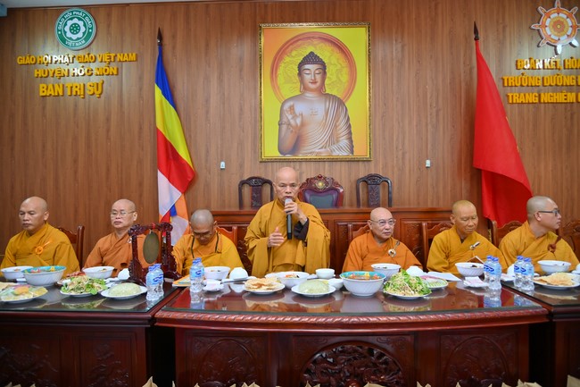 Holding Pravaranà Ceremony of the Director Board (DB) of Hoc Mon district's Vietnam Buddhist Sangha (VBS)
