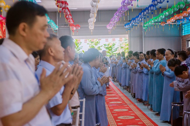 The Ullambana Great Ceremony 2023 at Tu Phap pagoda, Nghe An
