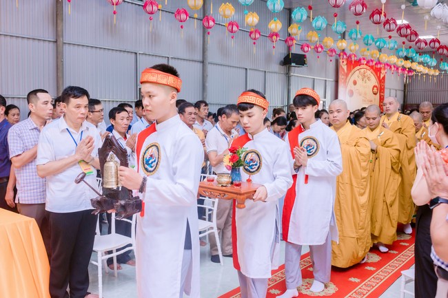 The Ullambana Great Ceremony 2023 at Tu Phap pagoda, Nghe An