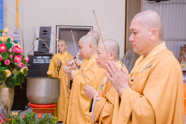 The Ullambana Great Ceremony 2023 at Tu Phap pagoda, Nghe An