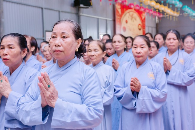 The Ullambana Great Ceremony 2023 at Tu Phap pagoda, Nghe An