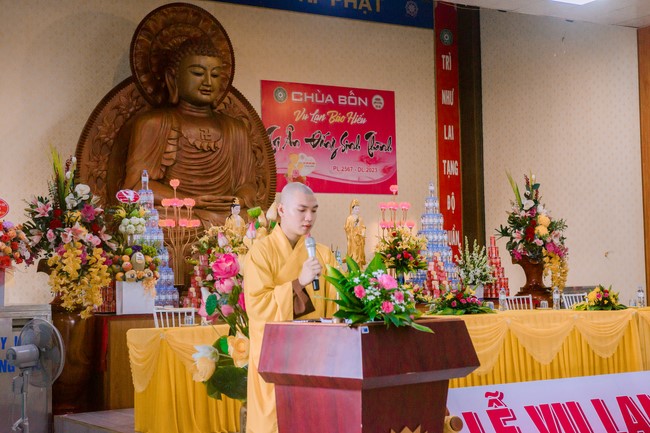 The Ullambana Great Ceremony 2023 at Tu Phap pagoda, Nghe An
