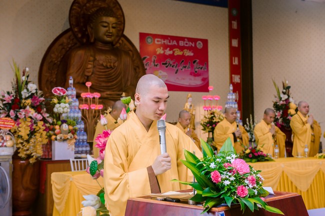 The Ullambana Great Ceremony 2023 at Tu Phap pagoda, Nghe An