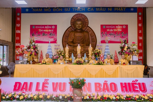 The Ullambana Great Ceremony 2023 at Tu Phap pagoda, Nghe An