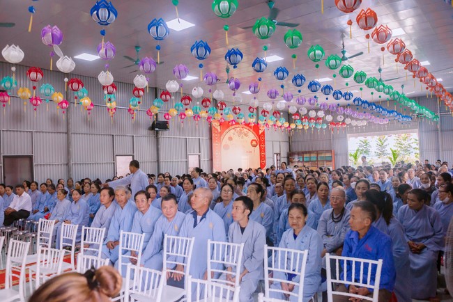 The Ullambana Great Ceremony 2023 at Tu Phap pagoda, Nghe An