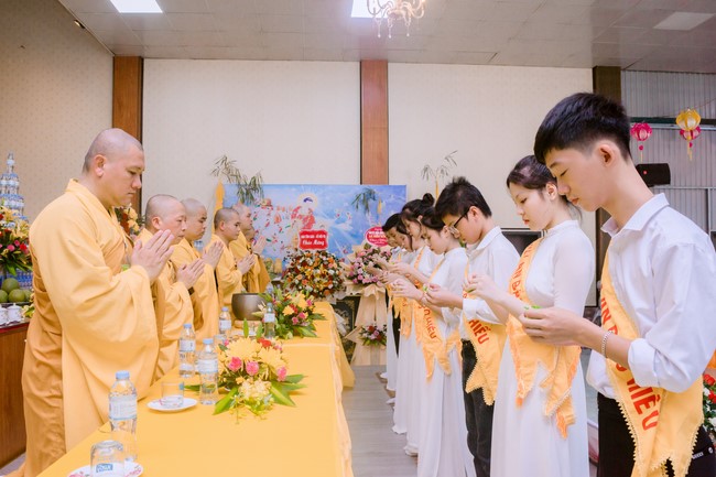 The Ullambana Great Ceremony 2023 at Tu Phap pagoda, Nghe An