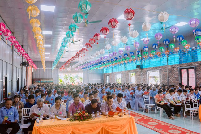 The Ullambana Great Ceremony 2023 at Tu Phap pagoda, Nghe An
