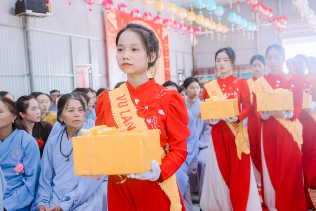 The Ullambana Great Ceremony 2023 at Tu Phap pagoda, Nghe An
