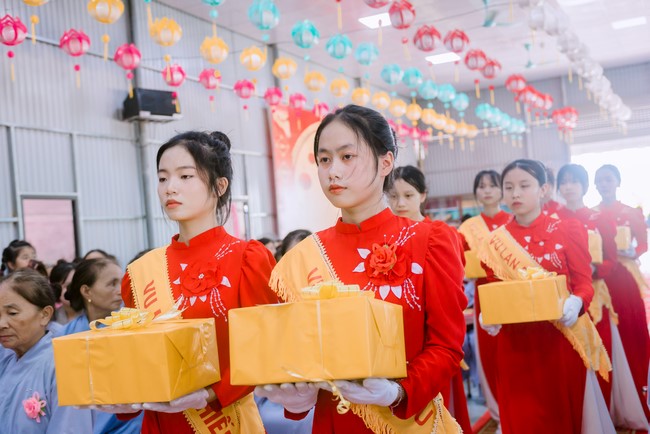 The Ullambana Great Ceremony 2023 at Tu Phap pagoda, Nghe An