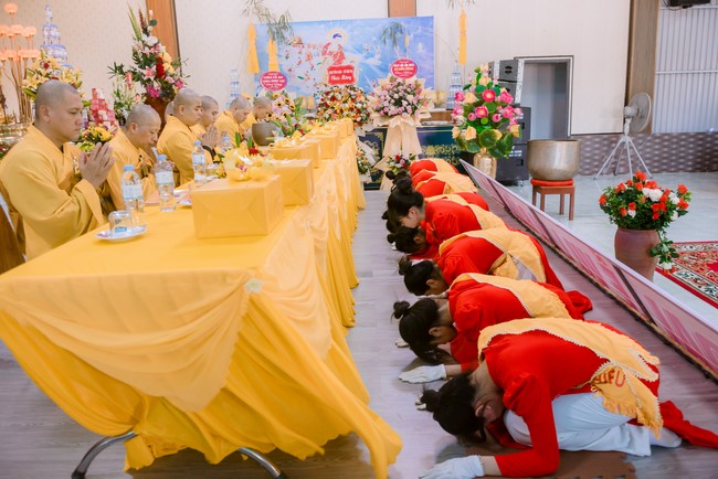 The Ullambana Great Ceremony 2023 at Tu Phap pagoda, Nghe An