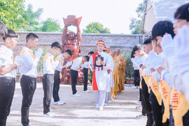 The Ullambana Great Ceremony 2023 at Tu Phap pagoda, Nghe An