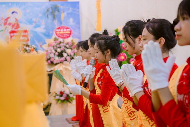 The Ullambana Great Ceremony 2023 at Tu Phap pagoda, Nghe An