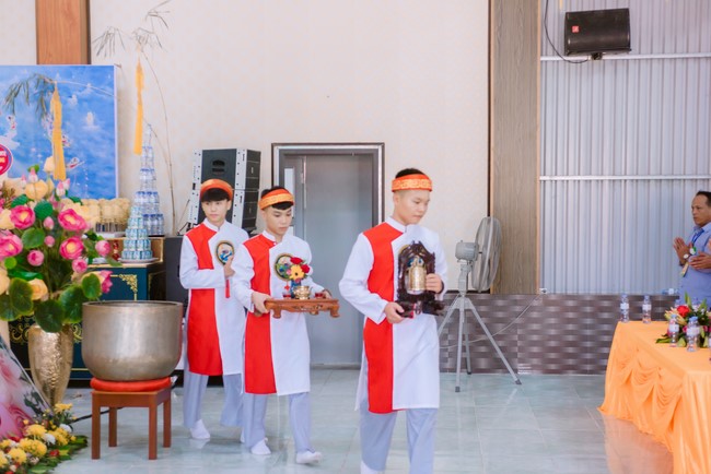 The Ullambana Great Ceremony 2023 at Tu Phap pagoda, Nghe An